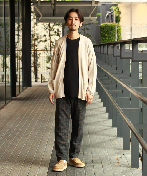 JOURNAL STANDARD(ジャーナルスタンダード)の「ホールガーメントBIGシルエットKNITカーディガン(カーディガン/ボレロ・メンズ・ベージュ/ブラック/ネイビー/チャコールグレー・マルチサイズ)」の7枚目の写真
