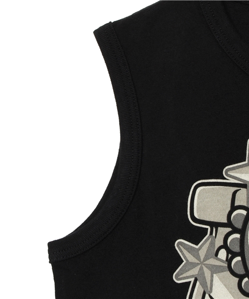 HYSTERIC MINI（ヒステリックミニ）の「LADY LUCK HYSTERIC ノースリーブTシャツ（タンクトップ・キッズ・ホワイト/ブラック・130/140）」の5枚目の写真