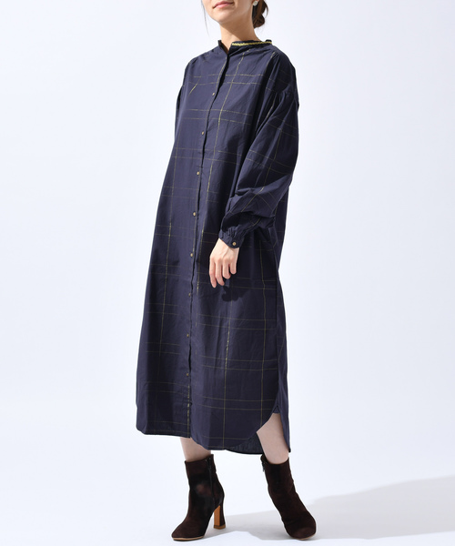 100 本物 のquittez Ne Poplin Check セール ワンピース Poplin Dress ワンピース Pas Ne Quittez Dress Cmzc0009 をセール価格で購入できます Cpcm Pas ヌキテパ のファッション Shirt