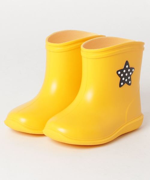 StompStamp(ストンプスタンプ)の「Yors army world/ユアーズアーミーワールド/Rain shose/星スター柄レインシューズ(レインシューズ)」|イエロー