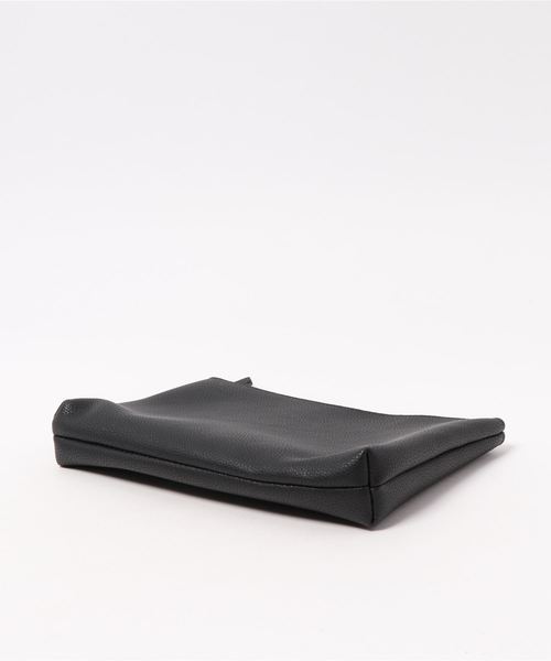 DouDou（ドゥドゥ）の「ポーチ付バケツ型バッグ（ショルダーバッグ・レディース・ブラック/グレイッシュベージュ・FREE）」の3枚目の写真