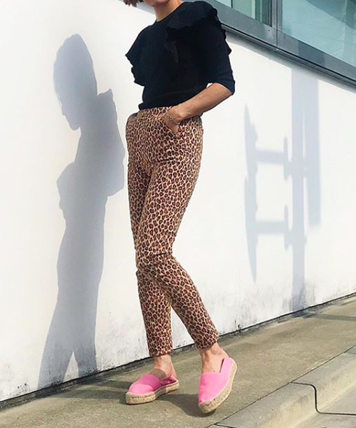 HOLIDAY（ホリデイ）の「DENIM LEGGINGS (LEOPARD) デニムレギンス (レオパード)（デニムパンツ・レディース・レオパード・1/2/0）」の7枚目の写真