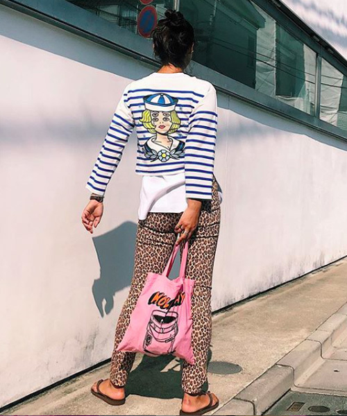 HOLIDAY（ホリデイ）の「DENIM LEGGINGS (LEOPARD) デニムレギンス (レオパード)（デニムパンツ・レディース・レオパード・1/2/0）」の8枚目の写真