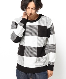 WEGO | WEGO/ジャガードチェックニット(ニット/セーター)