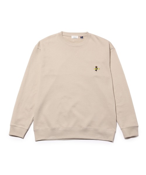 JUNRED（ジュンレッド）の「BEAR刺繍オージーコットンスウェット（スウェット・メンズ・ホワイト/ネイビー/ベージュ/サックスブルー・LL/M/L）」の5枚目の写真