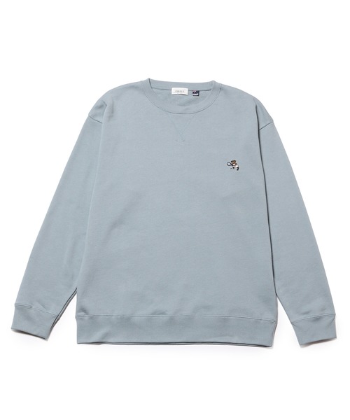 JUNRED（ジュンレッド）の「BEAR刺繍オージーコットンスウェット（スウェット・メンズ・ホワイト/ネイビー/ベージュ/サックスブルー・LL/M/L）」の12枚目の写真