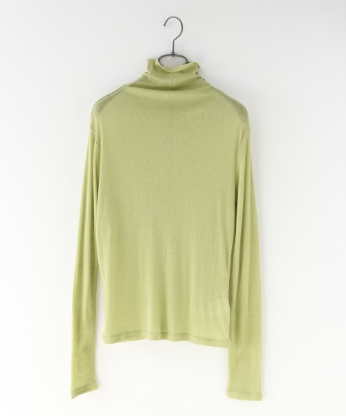 LOWRYS FARM（ローリーズファーム）の「ボトルネックプルオーバー　869354（Tシャツ/カットソー・レディース・ブラック/オフホワイト/グリーン・FREE）」の3枚目の写真