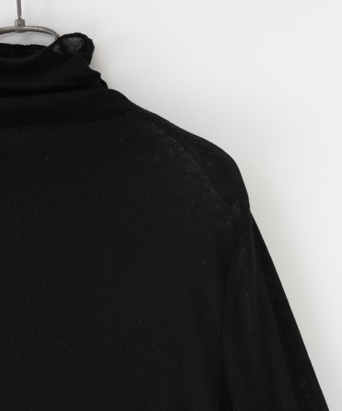 LOWRYS FARM（ローリーズファーム）の「ボトルネックプルオーバー　869354（Tシャツ/カットソー・レディース・ブラック/オフホワイト/グリーン・FREE）」の12枚目の写真