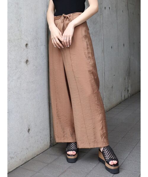エアリーリボンワイドパンツ