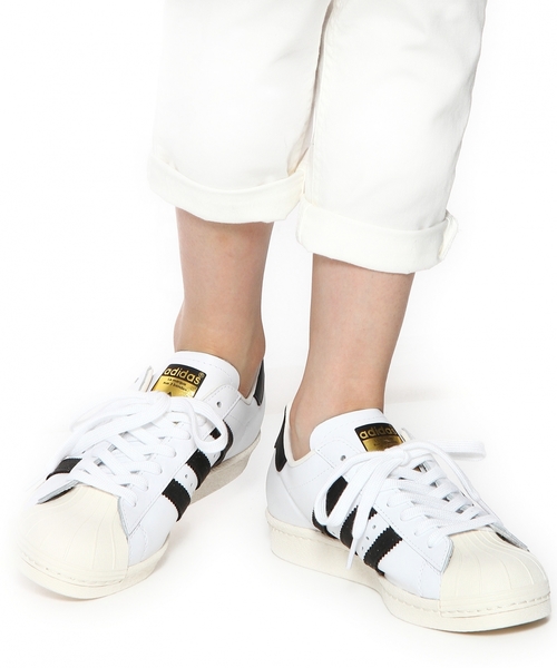 BEAUTY&YOUTH UNITED ARROWS（ビューティーアンドユースユナイテッドアローズ）の「BYBC adidas SS80s スニーカー▽（スニーカー・レディース・ホワイト/ブラック・24cm/23cm/25cm/23.5cm/24.5cm）」の9枚目の写真