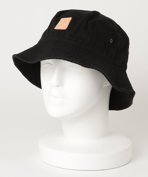 FRANKLIN & MARSHALL（フランクリンマーシャル）の「【FRANKLIN & MARSHALL/フランクリンマーシャル】Leather patck bucket hat（ハット・メンズ・ホワイト/ブラック/ベージュ/ネイビー/カーキ・FREE）」の11枚目の写真