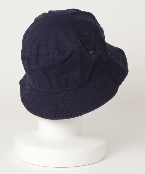 FRANKLIN & MARSHALL（フランクリンマーシャル）の「【FRANKLIN & MARSHALL/フランクリンマーシャル】Leather patck bucket hat（ハット・メンズ・ホワイト/ブラック/ベージュ/ネイビー/カーキ・FREE）」の15枚目の写真