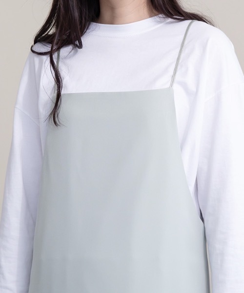 MODE ROBE(モードローブ)の「スクエアカットキャミワンピース(ワンピース・レディース・ブラック/ミント・FREE)」の19枚目の写真