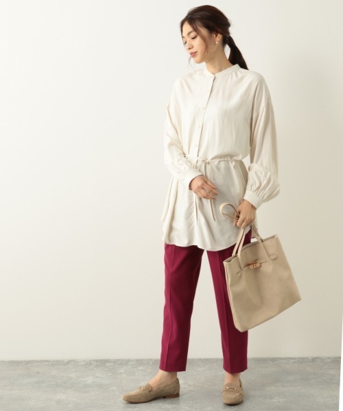 GLOBAL WORK(グローバルワーク)の「メタルポイントトート/891684(トートバッグ・レディース・ブラック/ベージュ/グリーン/アイボリー・FREE)」の2枚目の写真