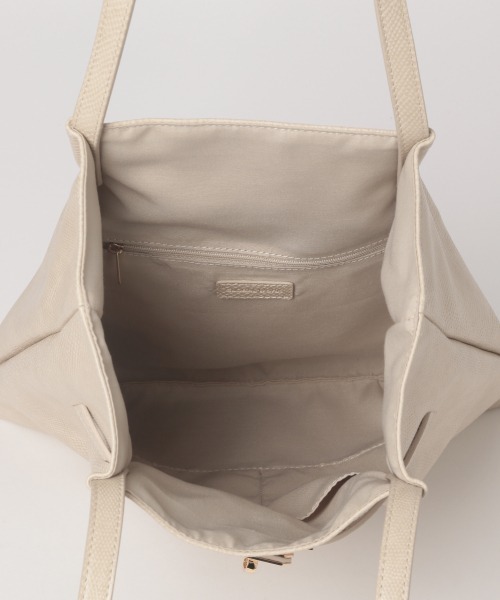 GLOBAL WORK(グローバルワーク)の「メタルポイントトート/891684(トートバッグ・レディース・ブラック/ベージュ/グリーン/アイボリー・FREE)」の12枚目の写真