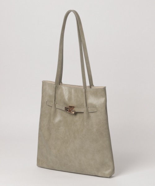 GLOBAL WORK(グローバルワーク)の「メタルポイントトート/891684(トートバッグ・レディース・ブラック/ベージュ/グリーン/アイボリー・FREE)」の22枚目の写真