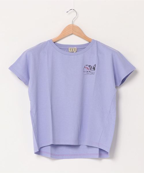 The Endless Summer（エンドレスサマー）の「[THE ENDLESS SUMMER/エンドレスサマー] 別注 BUHI Tシャツ（Tシャツ/カットソー・レディース・ホワイト/ベージュ/サックスブルー/ピンク/ライトパープル・XS）」の10枚目の写真