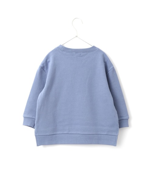 MAKE YOUR DAY（メイクユアデイ）の「ビンテージアメロゴ裏毛トレーナー■80～140cm（スウェット・キッズ・パープル/ブルー/キャメル・90/100/110/120/80/130/140）」の8枚目の写真