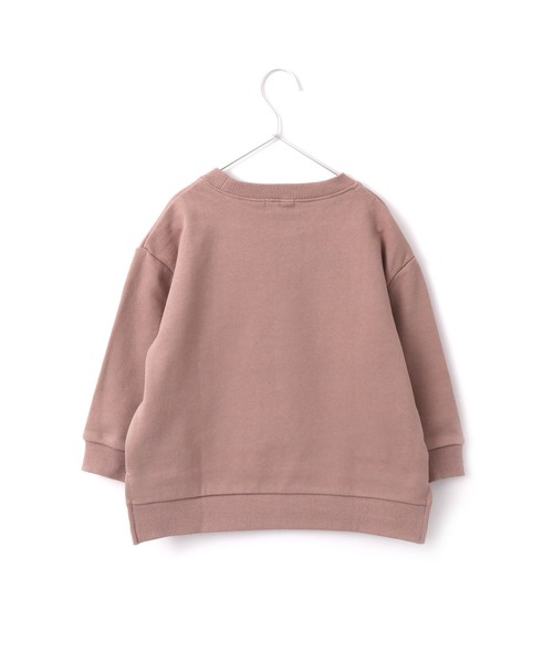 MAKE YOUR DAY（メイクユアデイ）の「ビンテージアメロゴ裏毛トレーナー■80～140cm（スウェット・キッズ・パープル/ブルー/キャメル・90/100/110/120/80/130/140）」の9枚目の写真