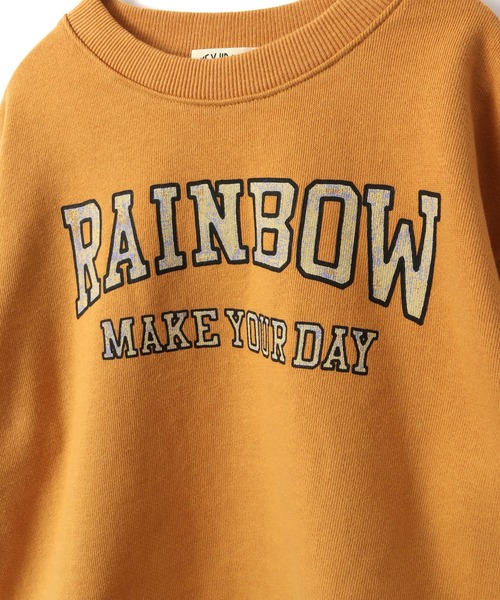 MAKE YOUR DAY（メイクユアデイ）の「ビンテージアメロゴ裏毛トレーナー■80～140cm（スウェット・キッズ・パープル/ブルー/キャメル・90/100/110/120/80/130/140）」の12枚目の写真