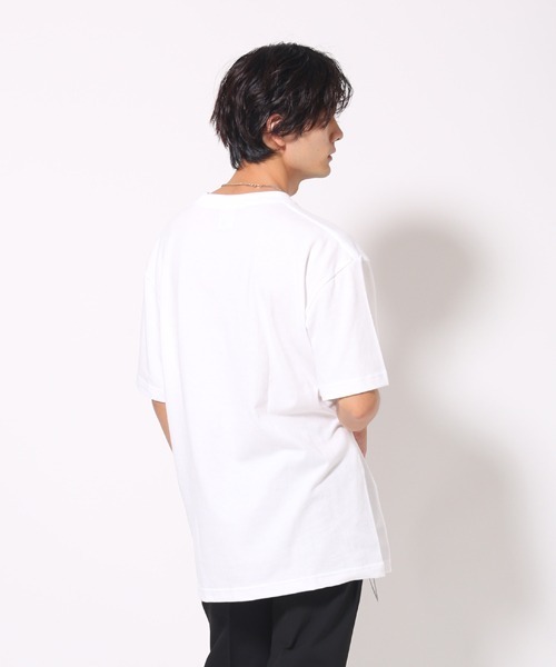 WESTBOY(ウエストボーイ)の「【NEVEREVERBAD】RED ROSE EMBROIDERED T-SHIRT(Tシャツ/カットソー・メンズ・ホワイト/ブラック・M/L/XL)」の18枚目の写真