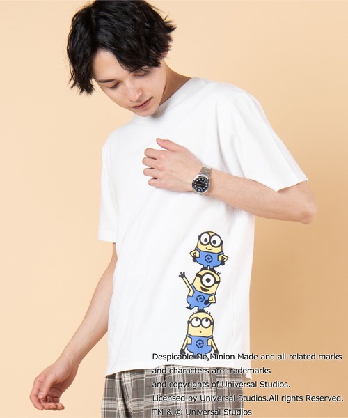 MINIONS（ミニオンズ）の「∴WEGO/ミニオンズ 別注Tシャツ（Tシャツ/カットソー・メンズ・その他1/その他5/その他4/その他3/その他2/その他6・LARGE/MEDIUM）」の4枚目の写真