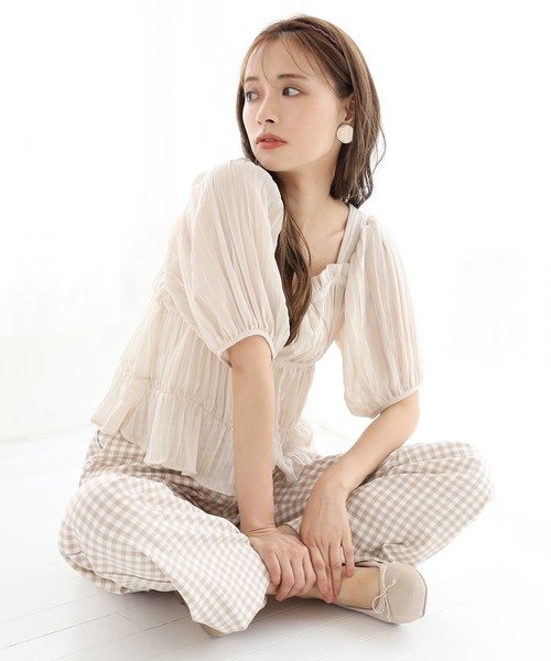 one after another NICE CLAUP(ワンアフターアナザーナイスクラップ)の「バレエシューズ(バレエシューズ・レディース・ピンクベージュ/ゴールド/ベージュ・LARGE/MEDIUM/SMALL)」の12枚目の写真