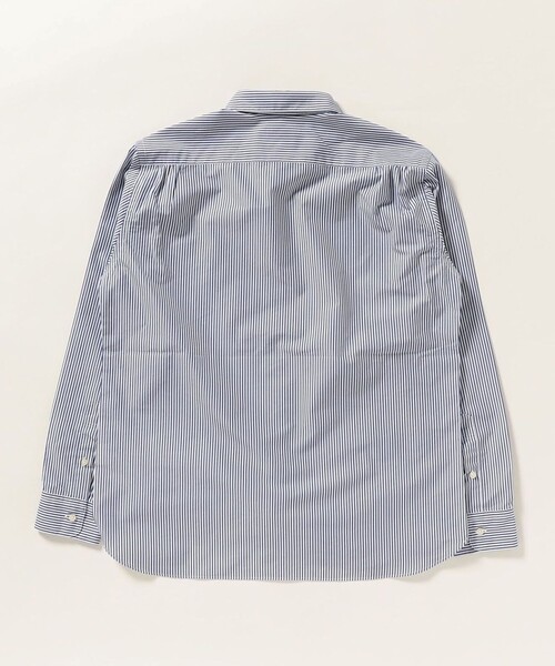 SHIPS any（シップス エニィ）の「SHIPS any: オーガニック RENU チェック ストライプ レギュラー シャツ◇（シャツ/ブラウス・メンズ・ブラック/ネイビー/コバルトブルー/ダークグレー・X-LARGE/MEDIUM/LARGE/SMALL/X-SMALL）」の10枚目の写真