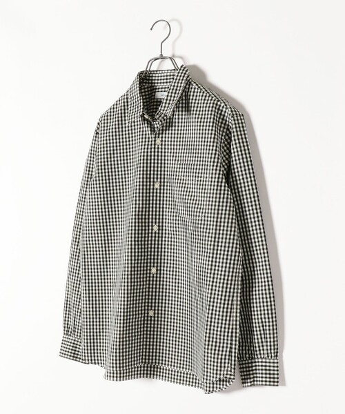 SHIPS any（シップス エニィ）の「SHIPS any: オーガニック RENU チェック ストライプ レギュラー シャツ◇（シャツ/ブラウス・メンズ・ブラック/ネイビー/コバルトブルー/ダークグレー・X-LARGE/MEDIUM/LARGE/SMALL/X-SMALL）」の20枚目の写真