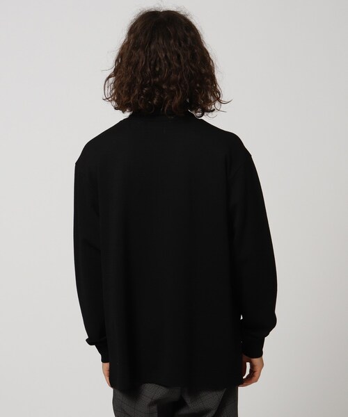 tk.TAKEO KIKUCHI（ティーケータケオキクチ）の「【S～3L】ミラノリブタートルネックニットソー（ユニセックスアイテム）（Tシャツ/カットソー・レディース・ブラック/ダークグリーン/ベージュ/ブラウン系/ピンク系/オフホワイト/ダークブラウン/ライトグレー/グリーン/ライトブルー/ダークグレー/グレー系・01/02/03/04/05）」の16枚目の写真