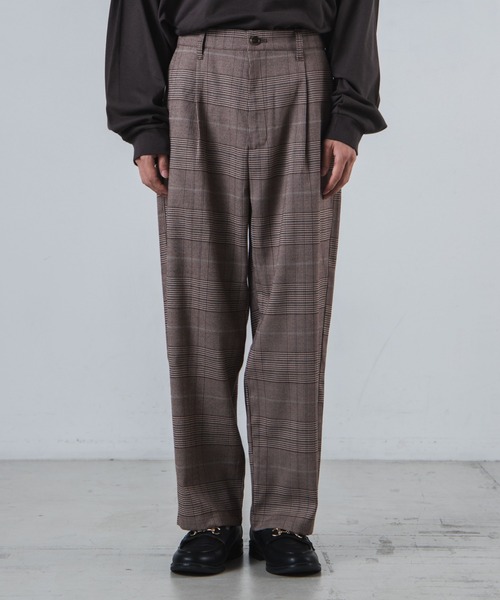 WEGO（ウィゴー）の「WEGO/セミワイドチェックスラックス（スラックス・メンズ・ブラウン系その他2/グレー系その他2/グレー系その他3・MEDIUM/LARGE/SMALL）」の12枚目の写真