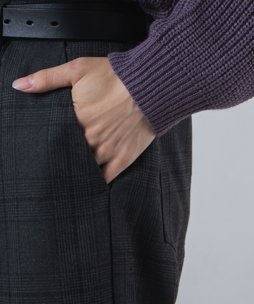 WEGO（ウィゴー）の「WEGO/セミワイドチェックスラックス（スラックス・メンズ・ブラウン系その他2/グレー系その他2/グレー系その他3・MEDIUM/LARGE/SMALL）」の16枚目の写真