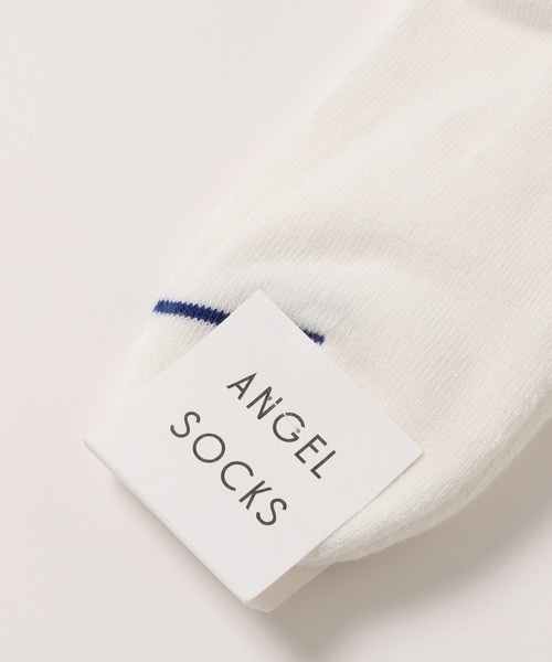 ALAND(エーランド)の「AngelSocks/ラインコットンソックス 2919942(ソックス/靴下・レディース・ブラック/ネイビー/ブルー/グリーン・0)」の5枚目の写真