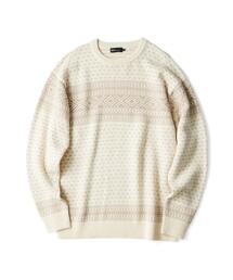 ジャガードニットプルオーバー＊
