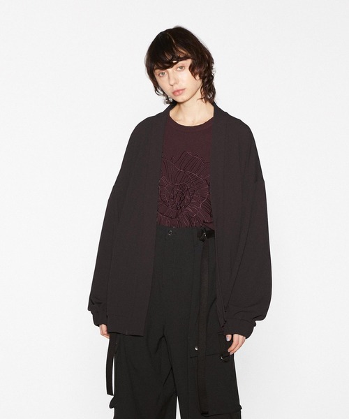 SHAREEF（シャリーフ）の「GEORGETTE  JQ CARDIGAN（カーディガン/ボレロ・メンズ・ブラウン/ネイビー/ブラック/ピンク/ホワイト系その他・2/1/3）」の13枚目の写真