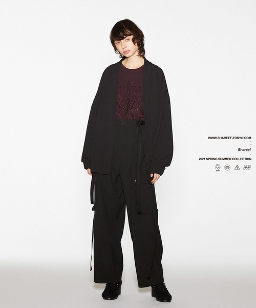 SHAREEF（シャリーフ）の「GEORGETTE  JQ CARDIGAN（カーディガン/ボレロ・メンズ・ブラウン/ネイビー/ブラック/ピンク/ホワイト系その他・2/1/3）」の14枚目の写真