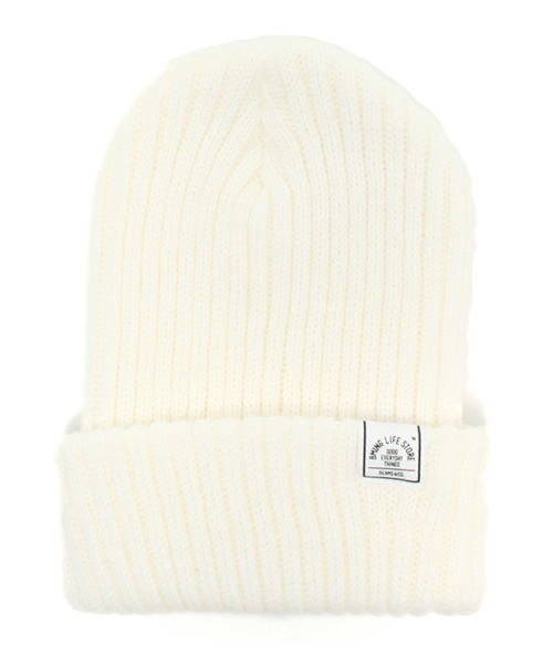 B:MING by BEAMS（ビーミングバイビームス）の「ビーミング by ビームス / アクリルプレーンワッチ（ニットキャップ/ビーニー・レディース・ホワイト/チャコールグレー/レッド系その他/ネイビー・ONE SIZE）」の16枚目の写真