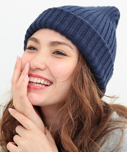 B:MING by BEAMS（ビーミングバイビームス）の「ビーミング by ビームス / アクリルプレーンワッチ（ニットキャップ/ビーニー・レディース・ホワイト/チャコールグレー/レッド系その他/ネイビー・ONE SIZE）」の12枚目の写真