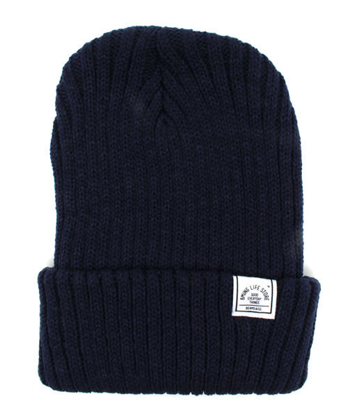 B:MING by BEAMS（ビーミングバイビームス）の「ビーミング by ビームス / アクリルプレーンワッチ（ニットキャップ/ビーニー・レディース・ホワイト/チャコールグレー/レッド系その他/ネイビー・ONE SIZE）」の6枚目の写真