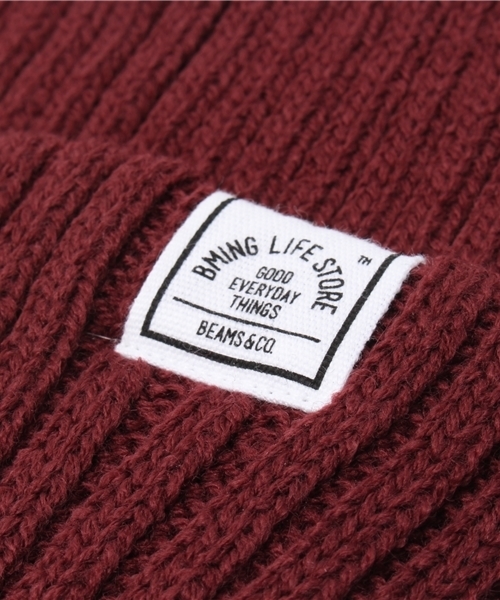 B:MING by BEAMS（ビーミングバイビームス）の「ビーミング by ビームス / アクリルプレーンワッチ（ニットキャップ/ビーニー・レディース・ホワイト/チャコールグレー/レッド系その他/ネイビー・ONE SIZE）」の13枚目の写真