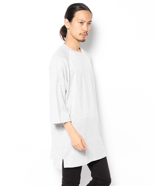 Lui's（ルイス）の「Lui's インレイロングカットソー（Tシャツ/カットソー・メンズ・ブラック/グレー/オフホワイト・FREE）」の11枚目の写真