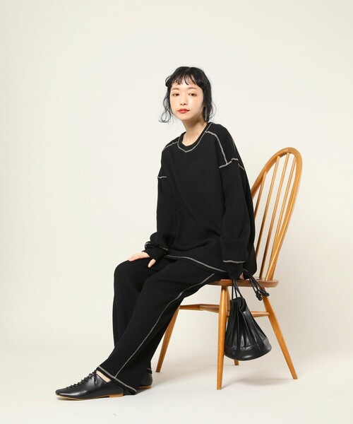 FREAK'S STORE（フリークスストア）の「ハニカムニットセットアップ