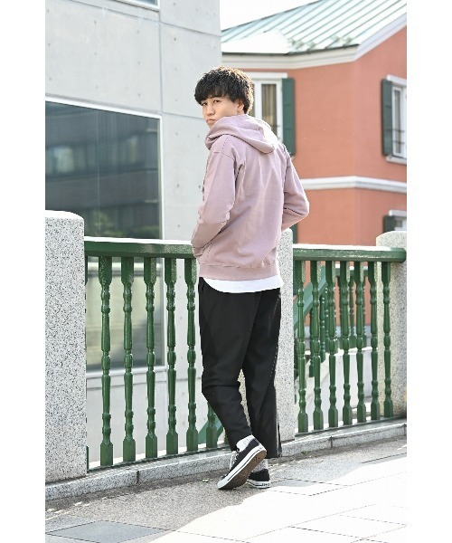 NAVY(ネイビー)の「コットン裏毛ジップパーカー(パーカー・メンズ・ホワイト/ピンク/ブルーグリーン/ネイビー/カーキ/ブラック/ベージュ/レッド/グレー/ブルー・M/XL/L)」の14枚目の写真