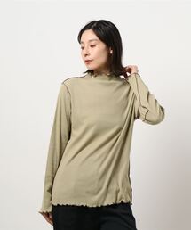 Te chichi | 配色メローテレコスタンドプルオーバー(Tシャツ/カットソー)