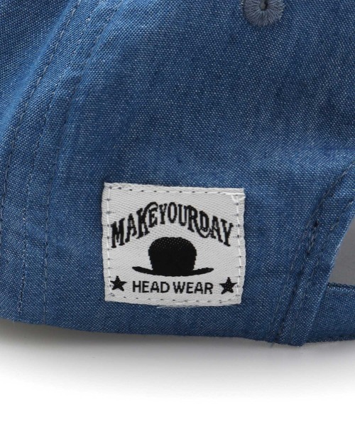 MAKE YOUR DAY（メイクユアデイ）の「やわらかバイザーキャップ（キャップ・キッズ・ブラック/ネイビー/ブルー/ベージュ/オリーブ/サーモンピンク・XS/S/L/M）」の15枚目の写真