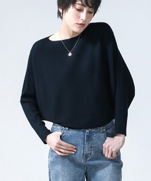 Bou Jeloud | リブドルマンニットプルオーバー【手洗い可能】(ニット/セーター)