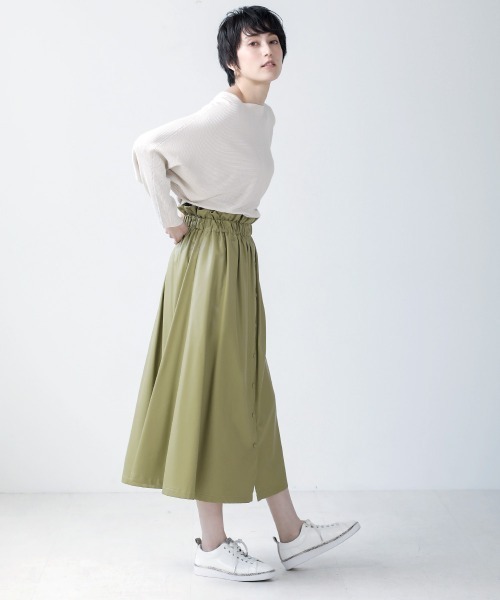 Bou Jeloud（ブージュルード）の「リブドルマンニットプルオーバー【手洗い可能】（ニット/セーター・レディース・ライトグレー/ベージュ/ネイビー/ミント・FREE）」の10枚目の写真