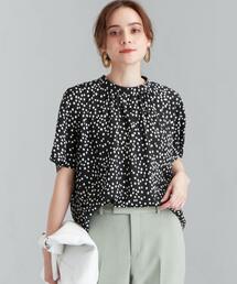 green label relaxing | FFC ドット スタンドネック ブラウス(シャツ/ブラウス)