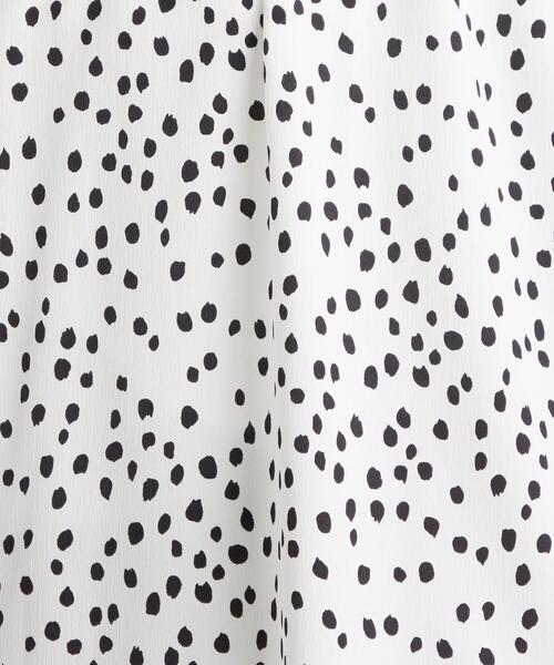 green label relaxing（グリーンレーベルリラクシング）の「FFC ドット スタンドネック ブラウス（シャツ/ブラウス・レディース・ブラック/オフホワイト・FREE）」の18枚目の写真