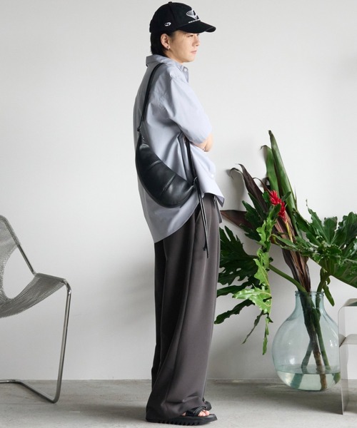 未使用級 FRAMeWORK 24年 リネン混 オールインワン シャツ 38 紐 未